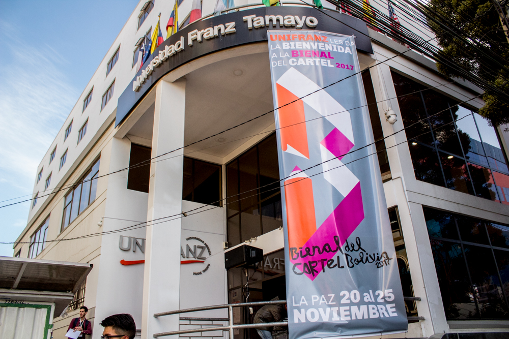 Talleres de la Bienal del Cartel en la UNIFRANZ